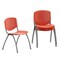 Flash Furniture HERCULES Series 880 lb. Capacity Orange Plastic Stack Chair with Titanium Gray Powder Coated Frame, PK5 5-RUT-F01A-OR-GG - alternate 6